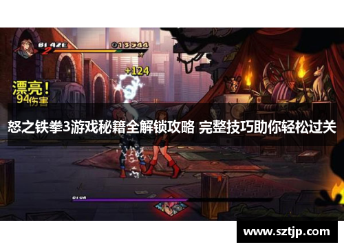 怒之铁拳3游戏秘籍全解锁攻略 完整技巧助你轻松过关